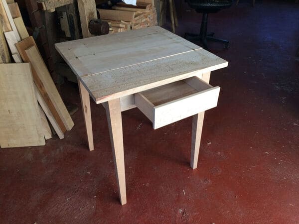 Shaker table - Table Shaker en hêtre - meubles sur mesure fabriqués à la main avec des outils traditionnels